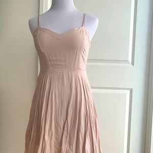 ARITZIA TALULA Brand Baby Pink Mini Dress.